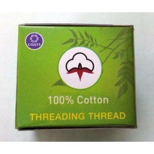 SET LOT 8 Spool Bella Green Eyebrow Threading Organic Cotton Thread Hair Removal